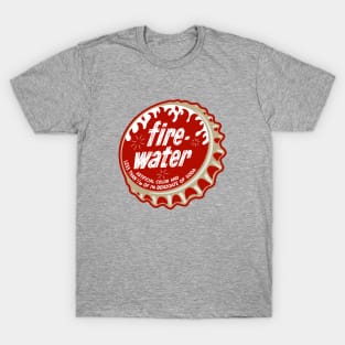 Vintage Fire Water Soda Bottlecap T-Shirt